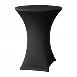 Samba Stretch Statafelhoes Zwart D2 – Attends Tafelrok voor Statafels