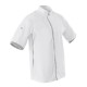 Southside unisex koksbuis korte mouw wit M