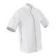 Southside unisex koksbuis korte mouw wit XS