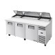 True 3-deurs pizza werkbank TPP-AT2-93-HC