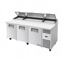 True 3-deurs pizza werkbank TPP-AT2-93-HC