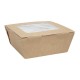 Huhtamaki recyclebare kartonnen dozen met venster medium 1070ml (270 stuks)