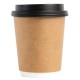 Fiesta deksel zwart voor Fiesta 225ml koffiebekers (50 stuks)