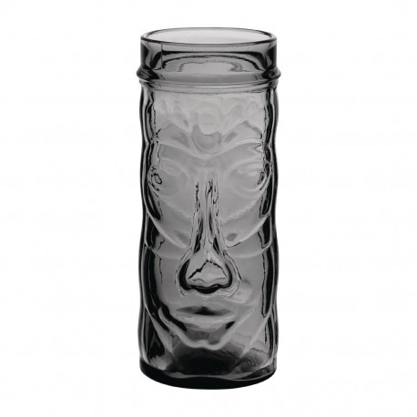 Utopia Tahiti tiki glazen rookgrijs 45cl