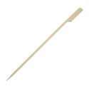 Fiesta Green composteerbare bamboe prikkers met peddelvorm 21cm