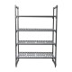 Cambro stelling 183cm hoog 4 planken - 54cm diep - 122cm breed