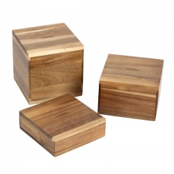 Olympia Frames acaciahouten buffetverhogers (Set van 3)