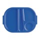 Olympia Kristallon polycarbonaat schaaltje met vakken klein blauw 322mm