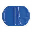Olympia Kristallon polycarbonaat schaaltje met vakken klein blauw 322mm