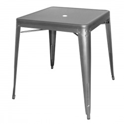 Bolero vierkante bistro tafel grijs 66cm