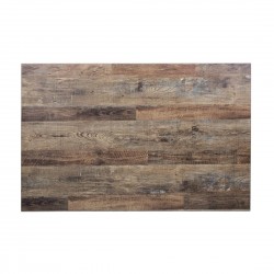Bolero voorgeboord rechthoekig tafelblad Urban Dark 1100x700mm
