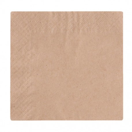 Vegware composteerbare ongebleekte cocktailservetten 24cm