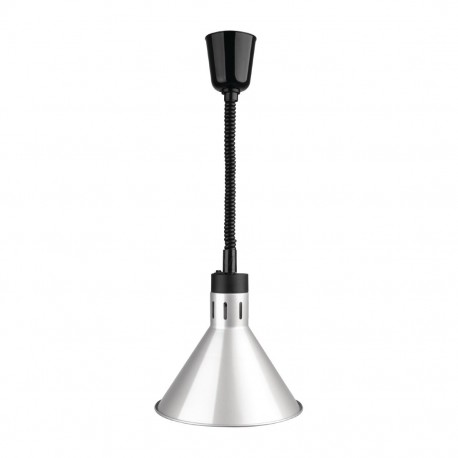 Buffalo verstelbare wamhoudlamp zilver