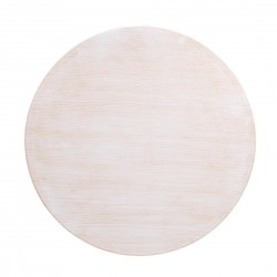 Bolero voorgeboord rond tafelblad vintage wit 600mm