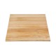 Bolero voorgeboord vierkant tafelblad naturel 700 x 700mm