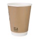 Pak van 500 Fiesta Green composteerbare dubbelwandige koffiebekers 35,5cl