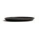 Olympia Canvas ronde borden met smalle rand zwart 26,5cm