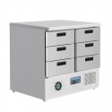 Polar G-serie koelwerkbank met 6 lades 240L