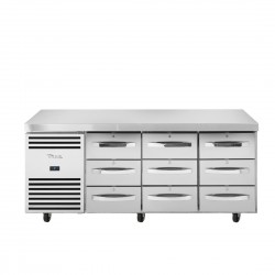 True TCR1/3 koelwerkbank 9 lades