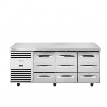 True TCR1/3 koelwerkbank 9 lades