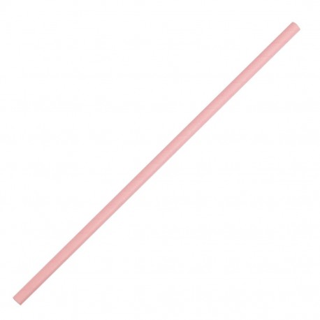 Fiesta Green composteerbare papieren rietjes roze (250 stuks)