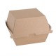 Fiesta Green composteerbare hamburgerdoosjes kraft groot 112mm vierkant (150 stuks)