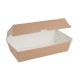 Fiesta Green composteerbare hamburgerdoosjes kraft groot rechthoekig (100 stuks)