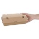 Fiesta Green composteerbare hamburgerdoosjes kraft groot rechthoekig (100 stuks)