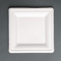 Fiesta Green composteerbare bagasse borden vierkant 261mm (50 stuks)