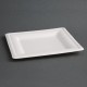Fiesta Green composteerbare bagasse borden vierkant 261mm (50 stuks)