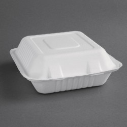 Fiesta Green composteerbare bagasse voedseldozen 223mm (200 stuks)