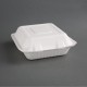 Fiesta Green composteerbare bagasse voedseldozen 3 compartimenten (200 stuks)