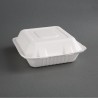 Fiesta Green composteerbare bagasse voedseldozen 3 compartimenten (200 stuks)