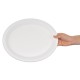 Fiesta Green composteerbare bagasse borden ovaal 316mm (50 stuks)