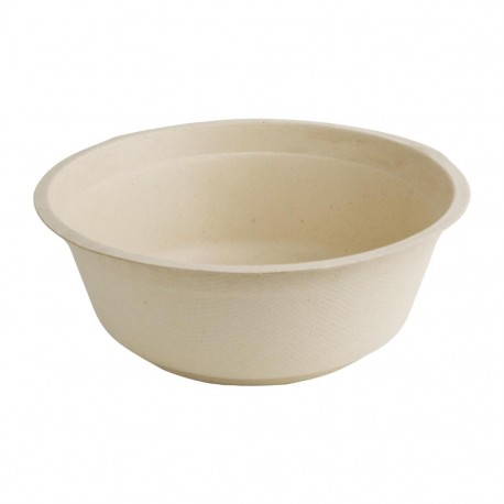 Fiesta Green composteerbare bagasse kommen vierkant bruin 950ml (50 stuks)