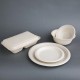 Fiesta Green composteerbare bagasse kommen vierkant bruin 950ml (50 stuks)