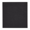 Fiesta cocktailservetten 1/4 vouw zwart 24 x 24 cm (4000 stuks)
