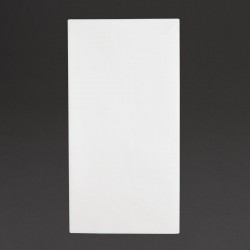 Fiesta 3-laags dinerservetten 1/8 vouw wit 400mm (1000 stuks)