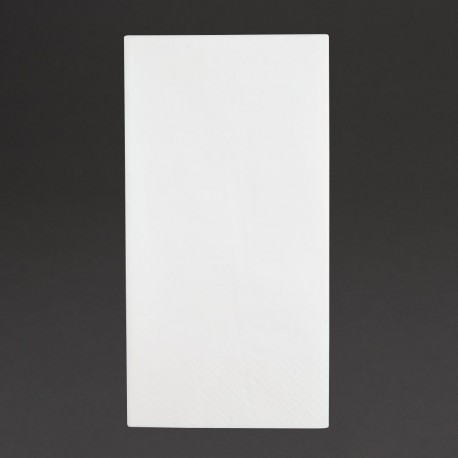 Fiesta 3-laags dinerservetten 1/8 vouw wit 400mm (1000 stuks)