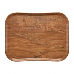 Cambro Century dienblad bruin olijfhout dessin 36 x 46cm