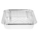 Diepe aluminium bakjes 230 x 230 x 51mm (200 stuks)