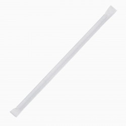 Fiesta Green composteerbare papieren rietjes 210mm zwart Individueel verpakt (250 stuks)