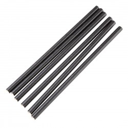 Fiesta Green composteerbare papieren rietjes 140mm zwart Individueel verpakt (250 stuks)