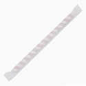 Fiesta Green composteerbare papieren smoothierietjes 210mm rood-wit Individueel verpakt (250 stuks)