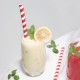Fiesta Green composteerbare papieren smoothierietjes 210mm rood-wit Individueel verpakt (250 stuks)
