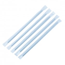 Fiesta Green composteerbare papieren buigrietjes 210mm zwart Individueel verpakt (250 stuks)