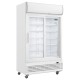 Polar G-serie tweedeurs displaykoeling met lichtbak 950L schuifdeuren