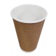 Fiesta koffiebeker ribbelwand kraft 455ml (25 stuks)