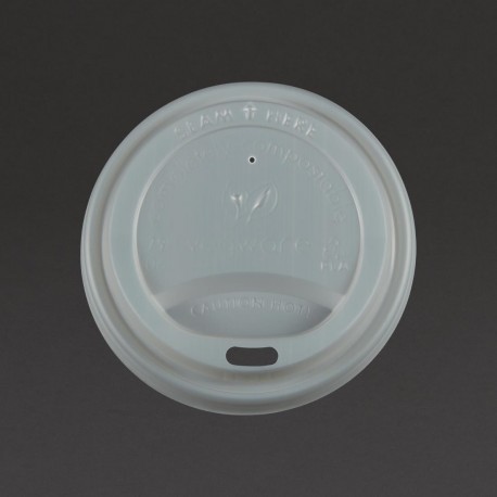 Vegware 79-serie deksels voor dubbelwandige bekers 230ml (500 stuks)