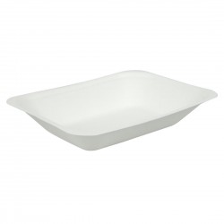 Vegware composteerbare bagasse fritesbakjes 17,5cm